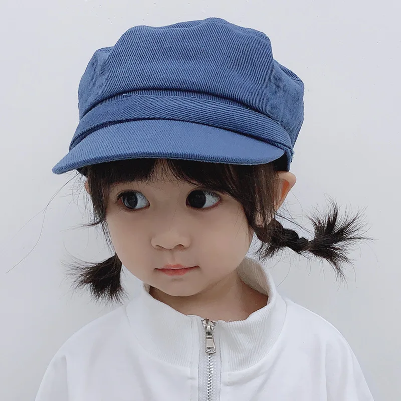 Модная хлопковая шапка для девочек детская на плоской подошве мальчиков