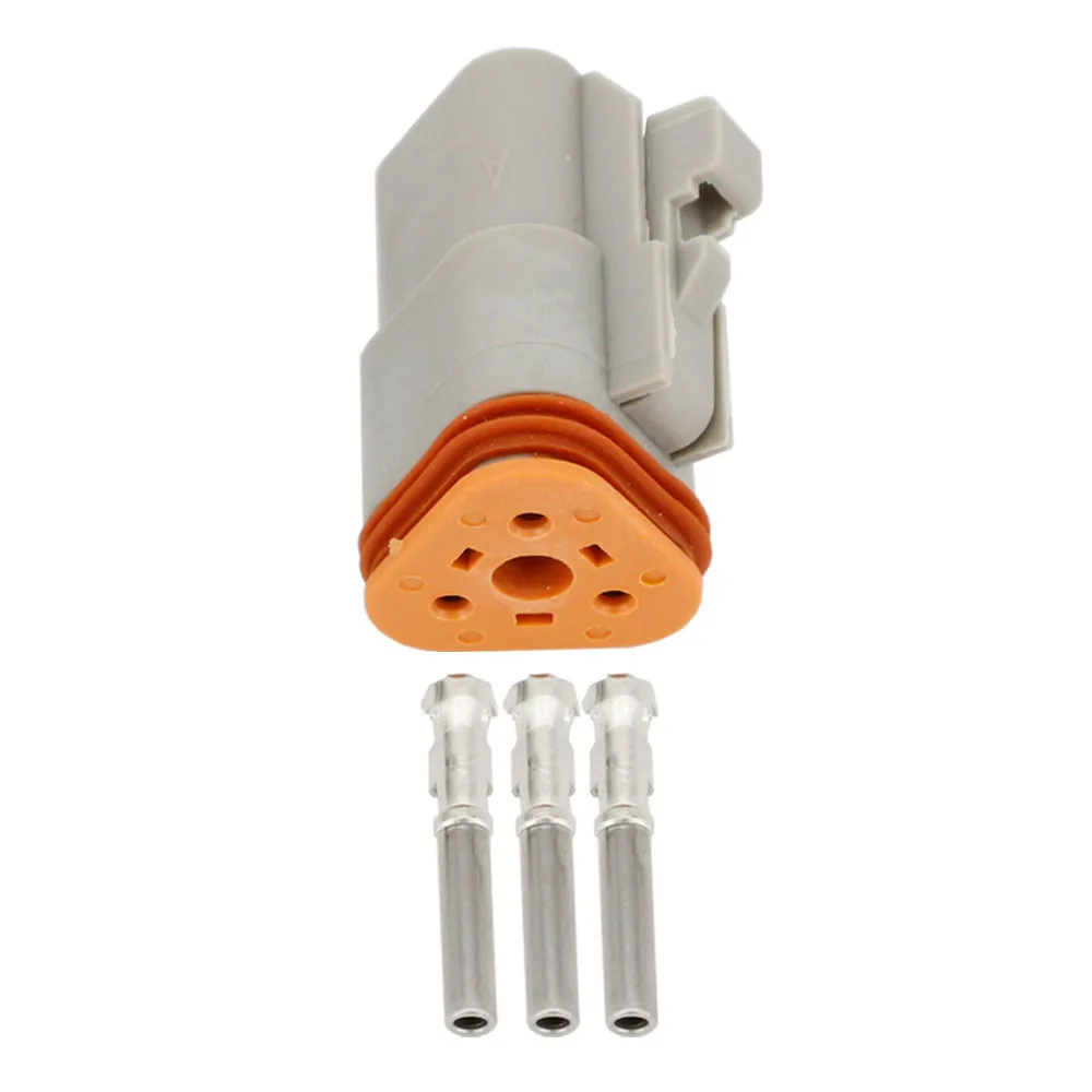 10 Sets DJ3031Y-1.6-11/21 DT Connectors 3 Pin DT04-3P/DT06-3S Automobile waterproof wire electrical connector plug 22-16AWG |