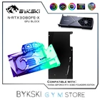 Bykski блок GPU воды для NVIDIA RTX3080 Founders Edition Графика карты жидкостного Системы с задней панели, ARGB N-RTX3080FE-X
