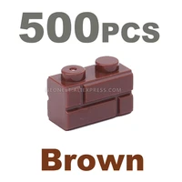 1x2 bricks wall brick building blocks brown minifigues mega bloks 98283 6000066 diy moc my city street houses castle 300500x