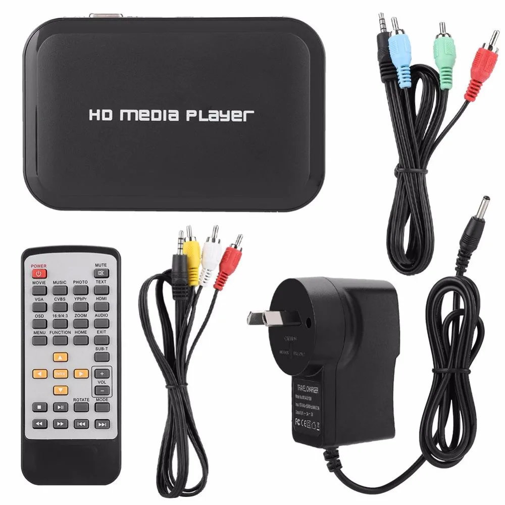 1080P мультимедийный плеер Full HD медиаплеер AV VGA HDMI интерфейсы для выставочных залов, отелей, рекламных компаний и т. Д