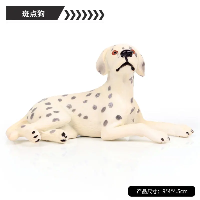 2019 Горячая новинка детская любимая модель диких животных сидя пятнистая собака