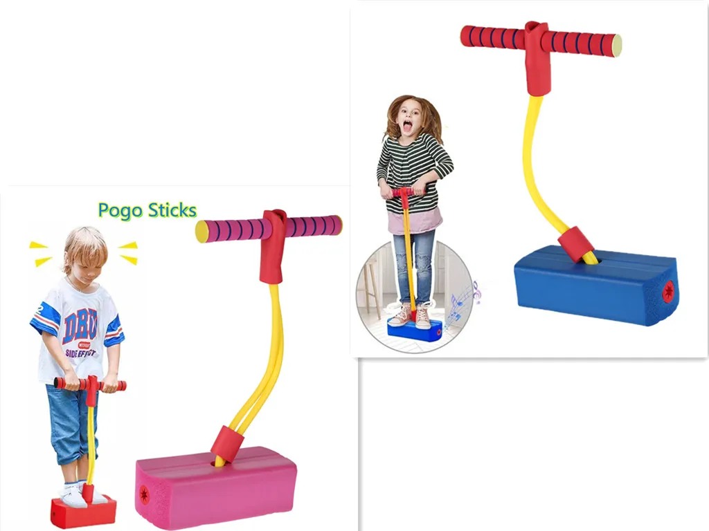 

Chirldren Foam Pogo Stick Jumping kids Frog Bouncer Jumping Stilts Bounce Pole Boys Girls Sports Fitness Equipment Kids Toys