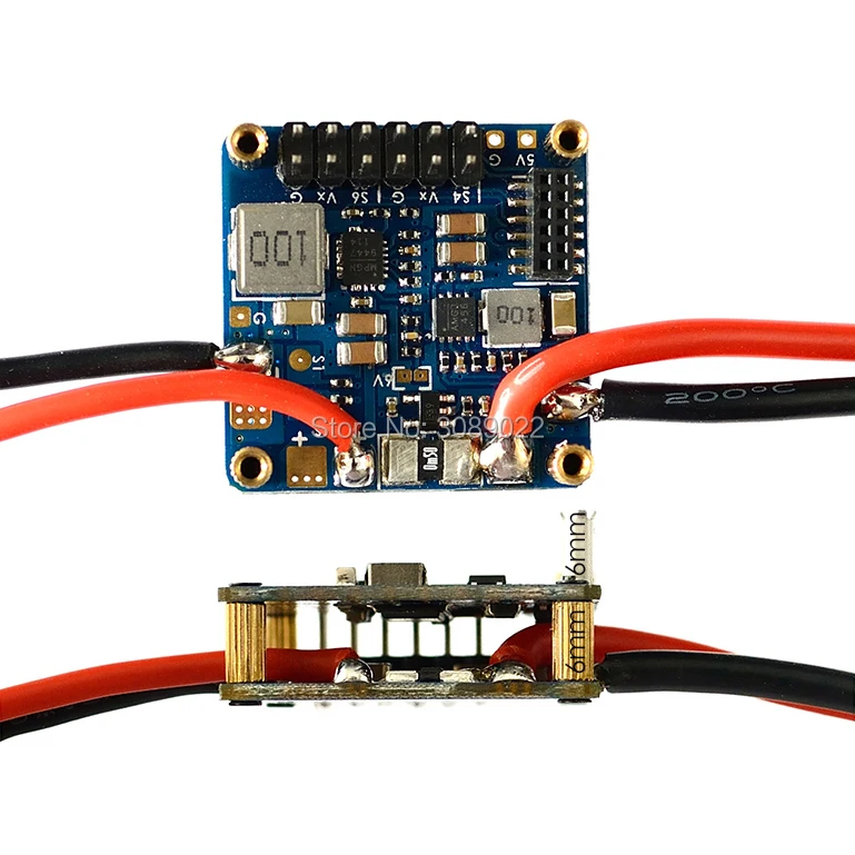 Контроллер полета Matek Mateksys F411 WSE Compact Flight Controller & BEC выход 5 В встроенный 2 6S ESC 78A