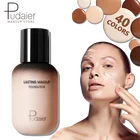 Жидкая основа для макияжа Pudaier, 40 цветов, водостойкий стойкий консилер, матовая основа для макияжа, косметика для лица