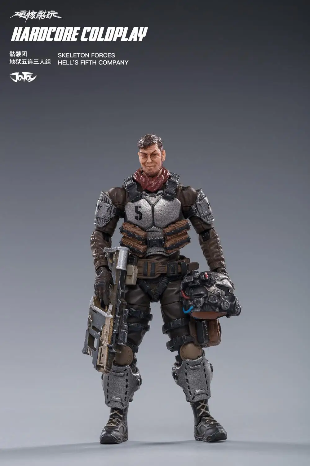 Экшн фигурки JOYTOY 1/18 (2 шт./компл.) модель питого военного солдата Хелла коллекция