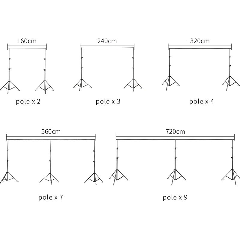 Фотография 3X7 м фоновый фон подставка система поддержки Комплект для фотостудии
