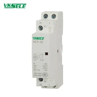 vct 20 20a household magnetic 24v 2p 1no1nc modular types of contactor