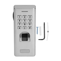 2 8inch access control system combine the unlocking ways of passwords fingerprint user cards 3 in 1 equipped with keyboard panel
