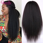 Перуанские Курчавые прямые кружевные передние парики из человеческих волос Hd прозрачные 13x6 передние парики на сетке для женщин 28 30 32 дюйма парик из неповрежденных волос