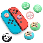 Милый чехол для телефона с рукояткой для контроллера Nintendo Switch Oled NS Lite JoyCon, мягкий силиконовый чехол с аналоговой палочкой для геймпада