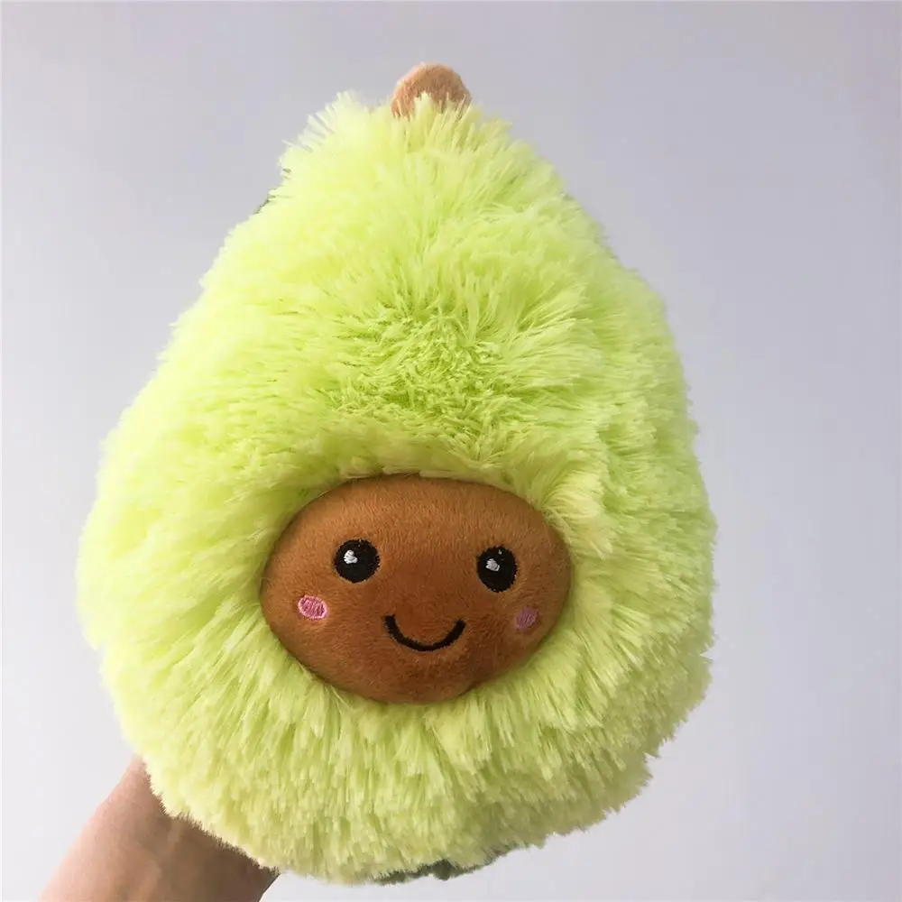 Удобная мягкая подушка из мягкого плюша "Авокадо" в стиле Kawaii с изображением карикатурных фруктов для успокоения девочек-малышей. Игрушка для мальчиков в виде Рождественского подарка.