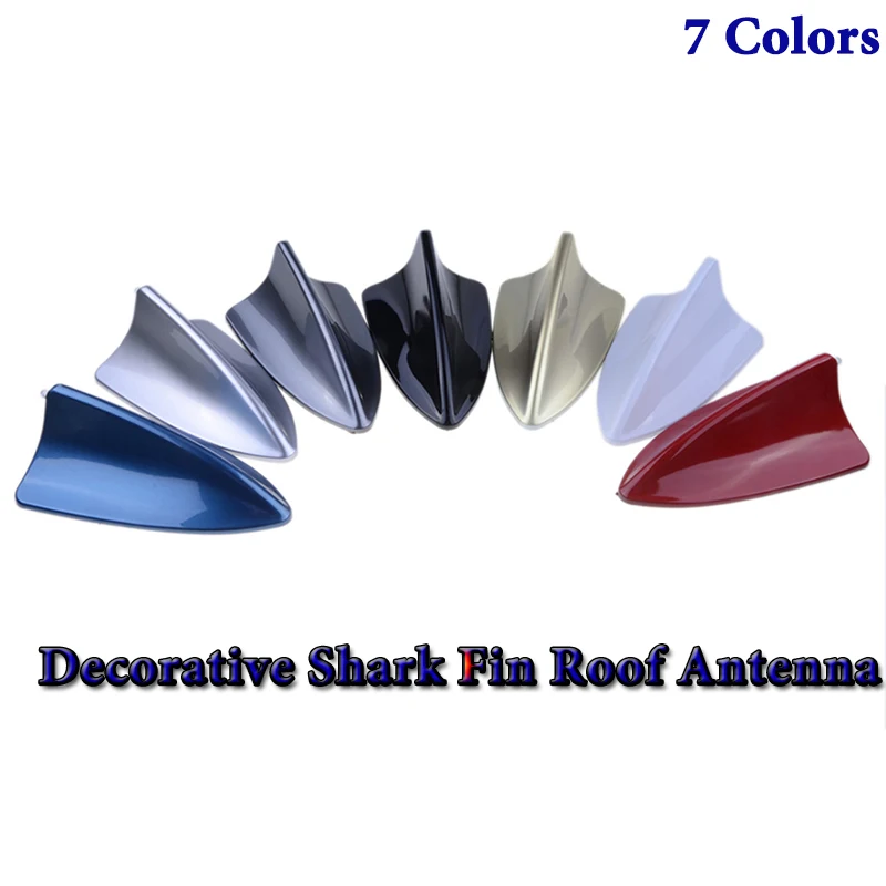 Decorative Shark Fin Roof Antenna No Function Dummy Aerial For All Cars Fashion Styling Replaceable Universal Car Accessories