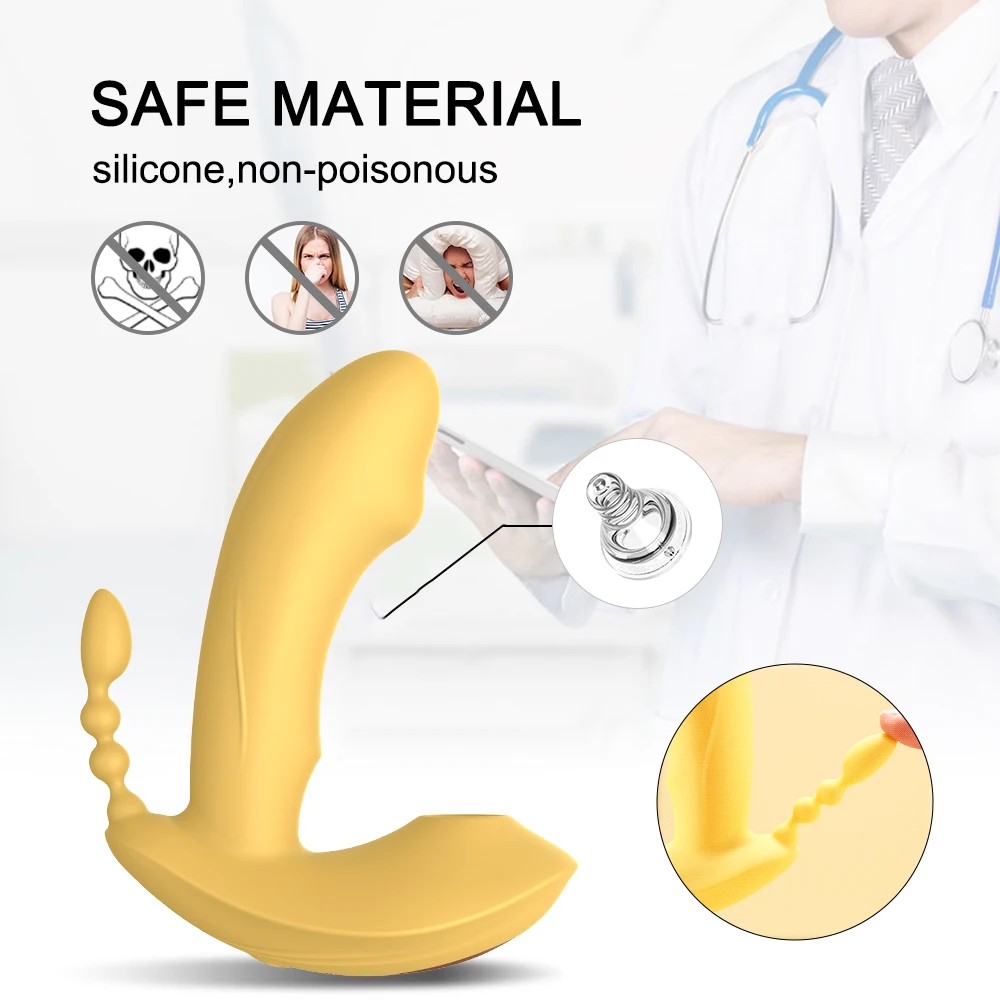 3 IN 1 Sucking Vibrator Wearable Dildo Anal Vagina Clitoris Stimulator Female Vibrators Sex Toys for Women Oral Suction | Красота и