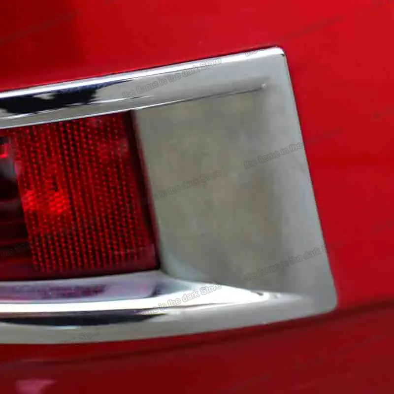Lsrtw2017 Блестящая серебряная рамка из АБС пластика для заднего фонаря автомобиля