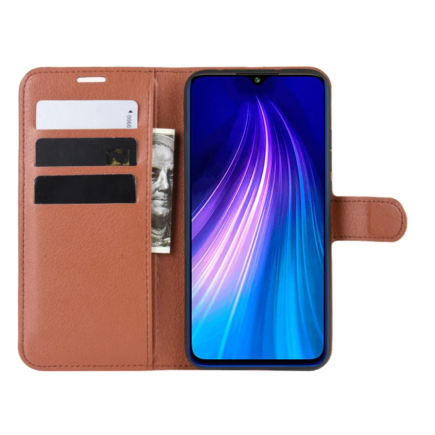 Для Xiaomi Redmi Note 8t чехол-кошелек кожаный флип-чехол для телефона для Xiaomi Redmi Note 8t Высокое качество чехол-подставка