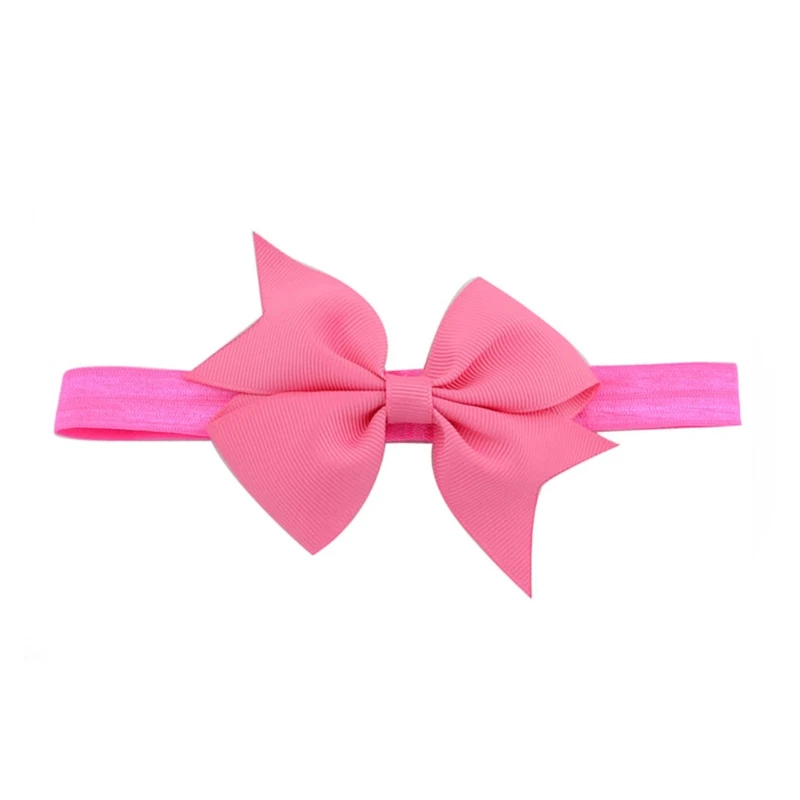 

10x Baby Toddler Girl Grosgrain Ribbon Bow Elastic Headband Hairband Accessories New Dropship