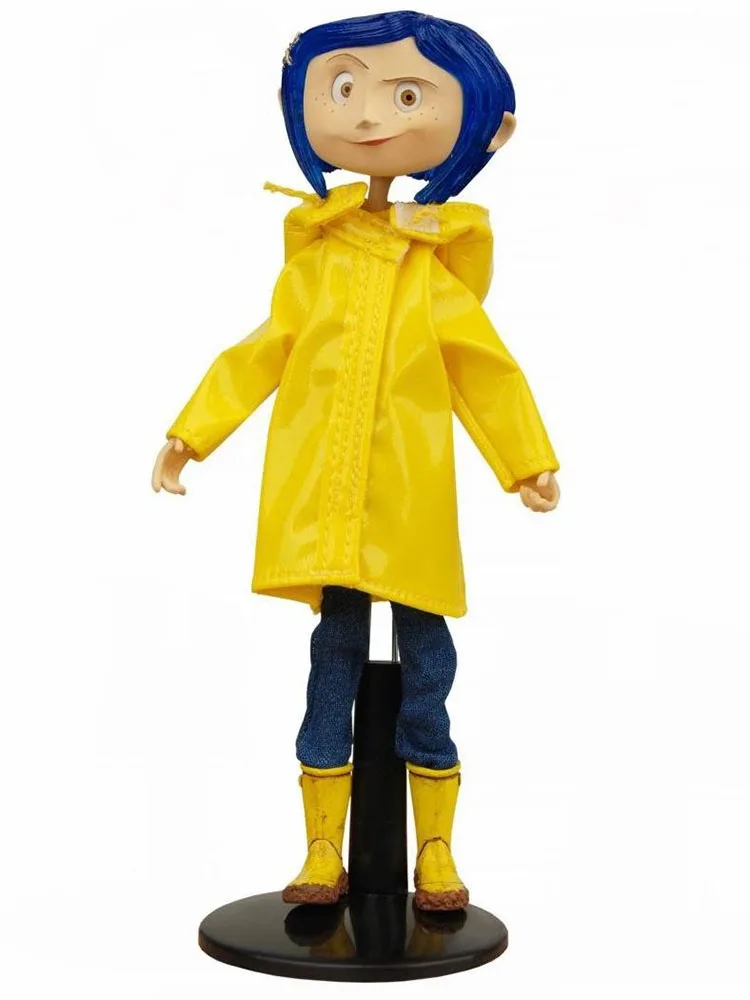 

NECA Coraline & the Secret Door Coraline y la puerta secreta raincoat Action figure toys doll for gift