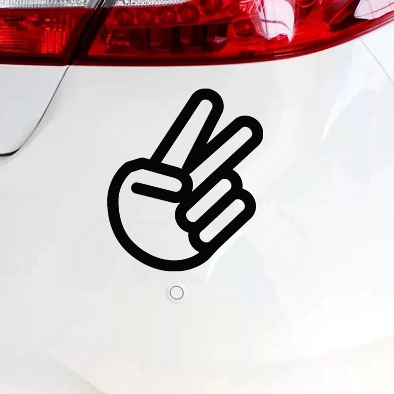 Измельченные mcm Смешные автомобильные наклейки виниловые серебряные/черные для