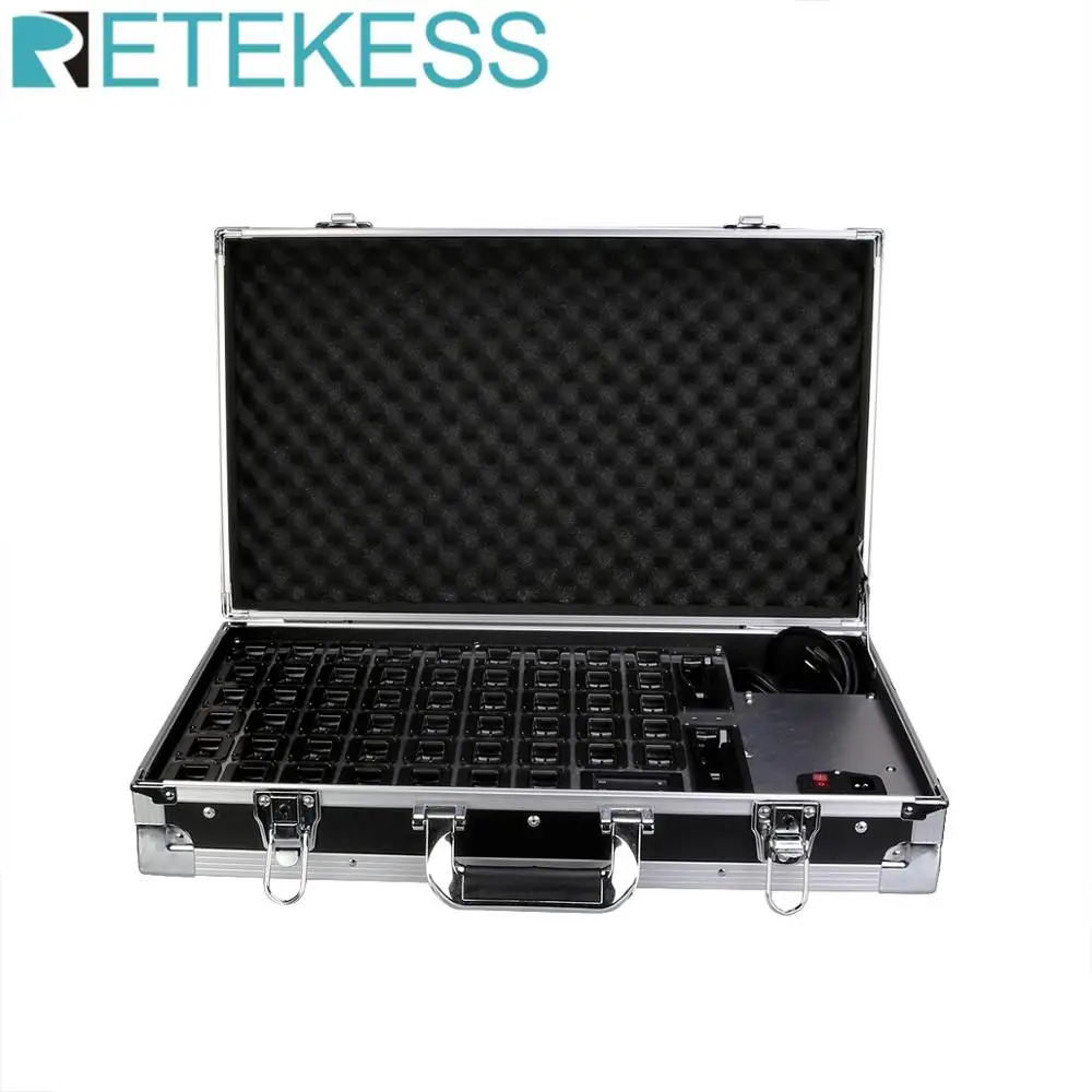 Портативный Футляр Retekess TT007 с 54 слотами для хранения беспроводной системы