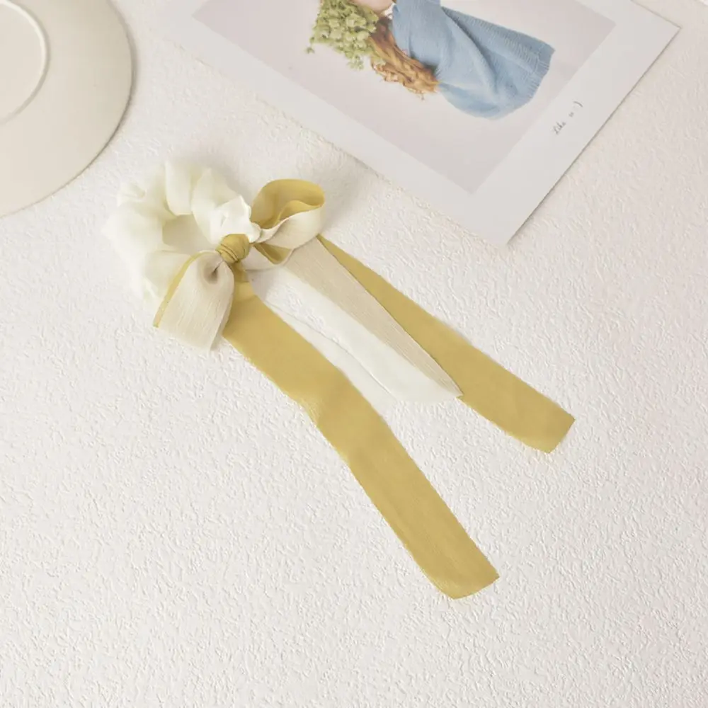 

Hair Tie Korean Ribbon Cloth Ponytail Holder Bow Scrunchies Hair Band Hair Rope