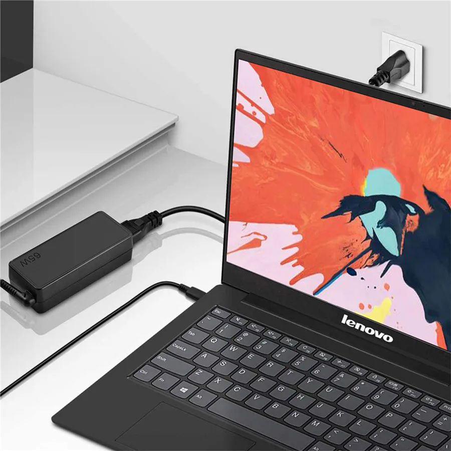 

65W 45W USB-C AC Charger Fit for Lenovo ThinkPad X1 Carbon, X1 Yoga Type-C, X1 Tablet, ThinkPad, Chromebook Series