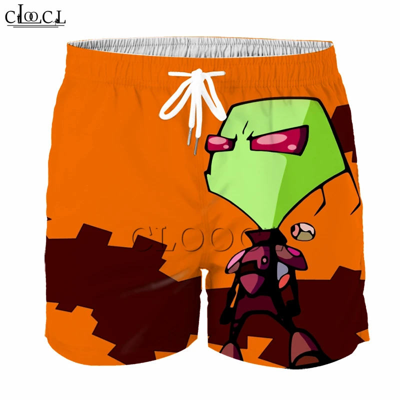 Футболки в стиле аниме Харадзюку с принтом Invader ZIM толстовка для мальчиков и
