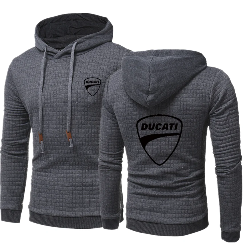 

Ducati Motorcycle 2021 Fashion New Men's Pure Color Hoodie Korean Casual Personality Men's Track Field Sports Shirt Men's Hoodie