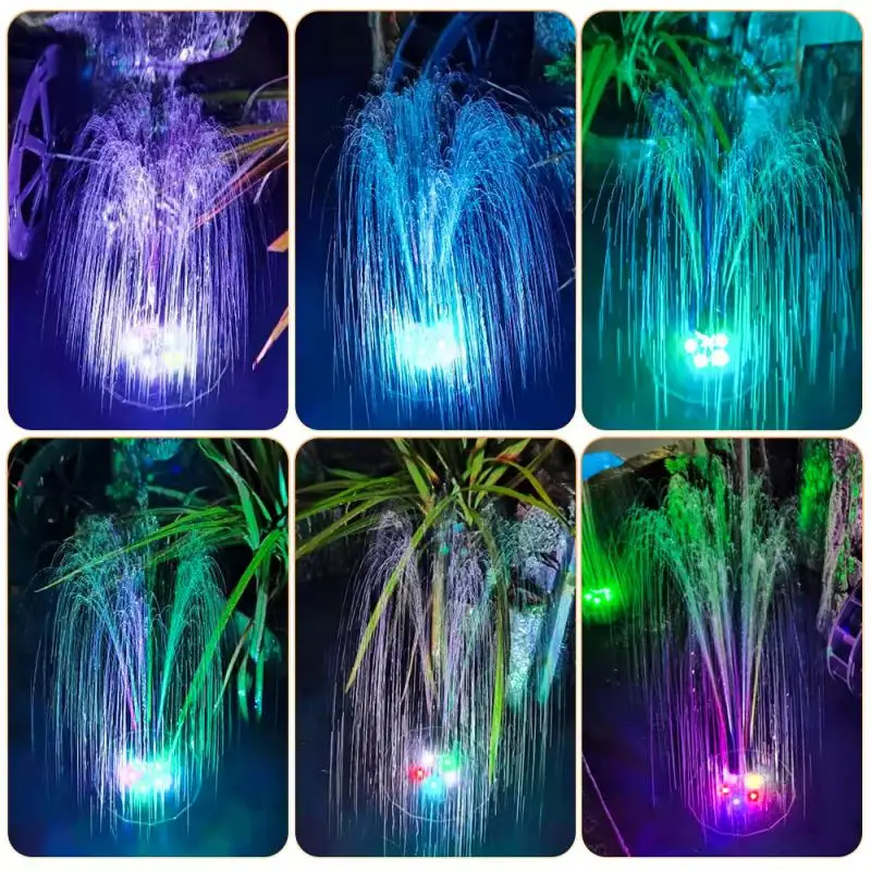Decorative Solar Water Fountain Floating Solar Fountain Pool Pond Fountain Adult Floats Water Pump Garden Fountain Decoration