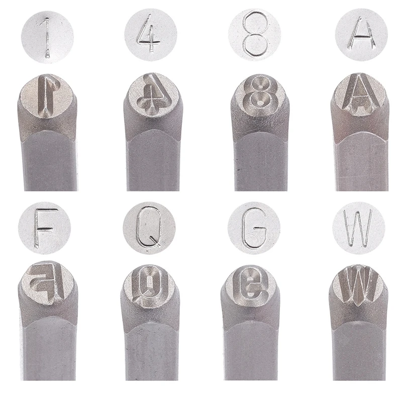 36Pcs Iron Seal Letter A-Z Number 0-9 Combination DIY Black Stamp | Дом и сад