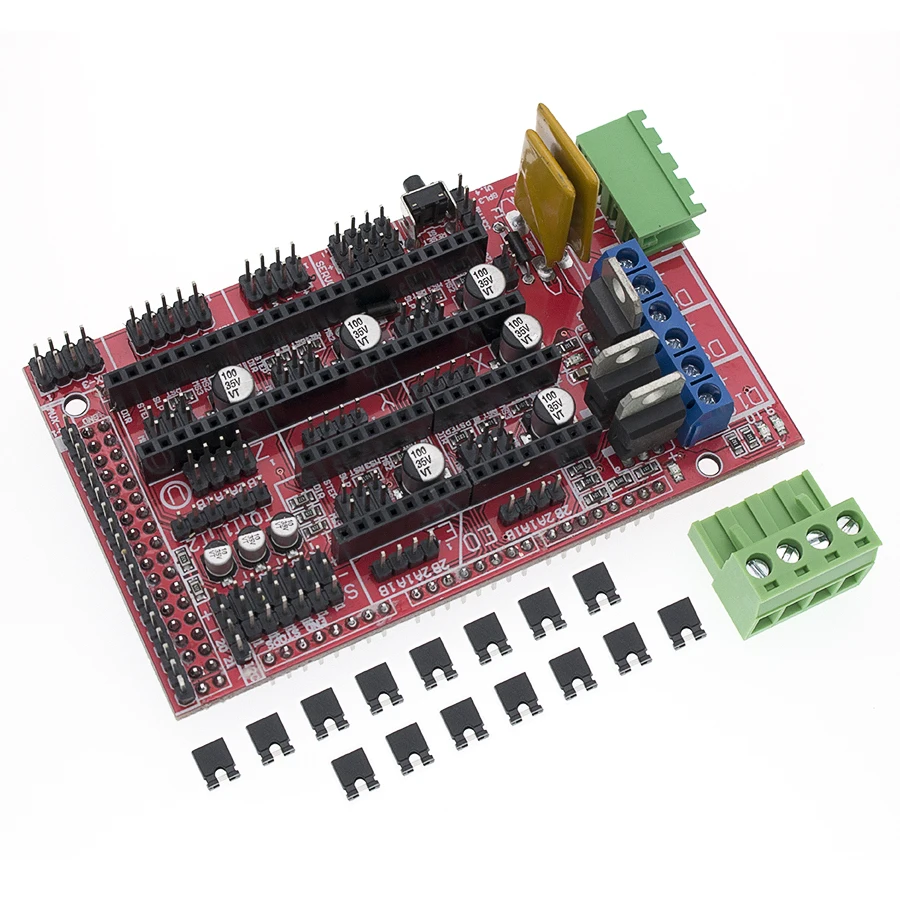 1 шт. RAMPS 4 панель управления для 3D-принтера Reprap MendelPrusa | Электронные компоненты и
