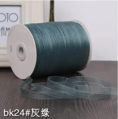 10 мм 3/8 &quot10 метров ширина шифон органза ленты для Свадьбы вечерние украшения