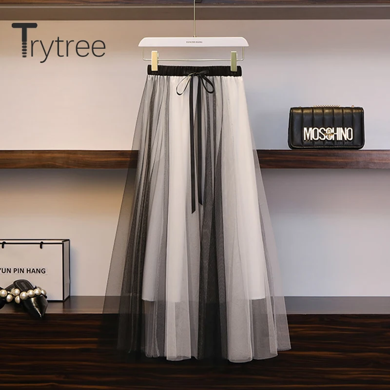 Летний женский комплект из двух предметов Trytree 2020 повседневный свободный