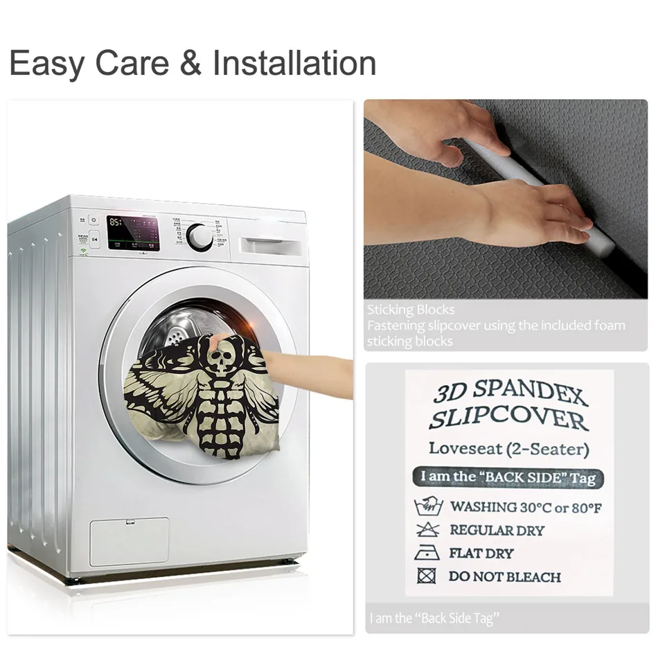 Чехол BeddingOutlet для диванов эластичный чехол на диван в готическом стиле с