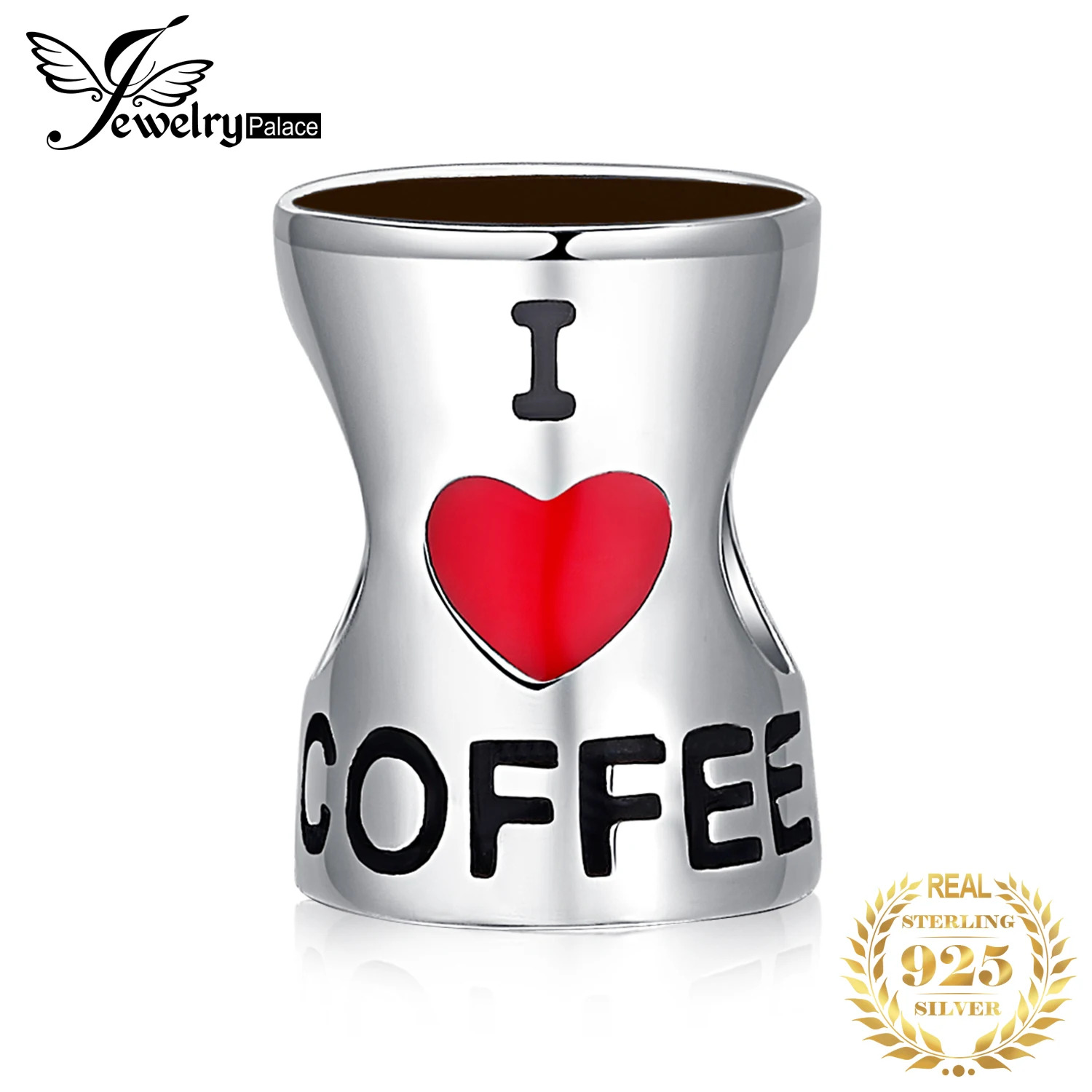 JewelryPalace Coffee Cup 925 Sterling Silver Beads Charms Original For Bracelet original Jewelry Making | Украшения и аксессуары