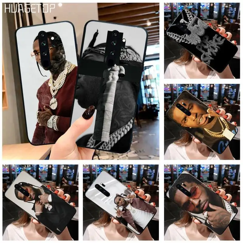 

HUAGETOP Rapper Pop Smoke Luxury Phone Case for Redmi Note 9 8 8T 8A 7 6 6A Go Pro Max Redmi 9 K20 K30