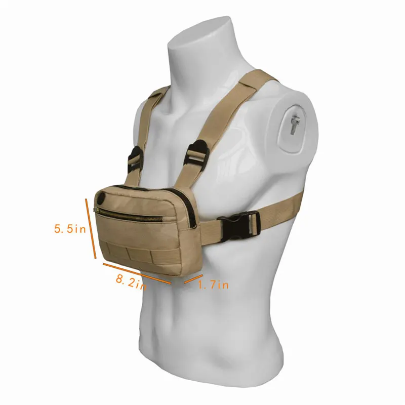 Новый Военный Тактический Рюкзак Molle армейский походный рюкзак нагрудные сумки