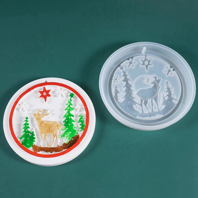 Рождественская елка 2 шт. Рождественский список лось самодельная тема