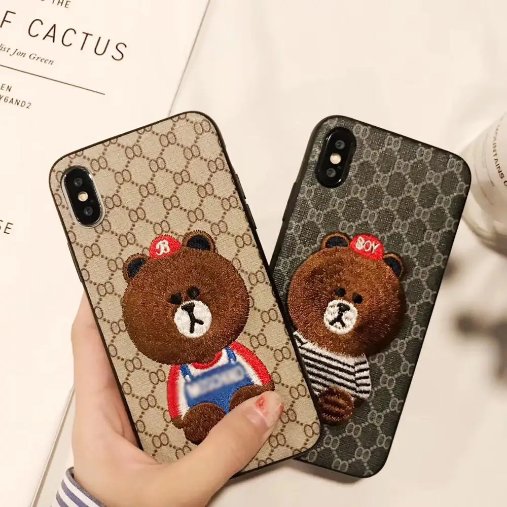 Чехол для телефона moschi Bear iPhone 6 7 8 Plus X 11 Pro XS MAX XR 2019 Модный чехол с мультяшным