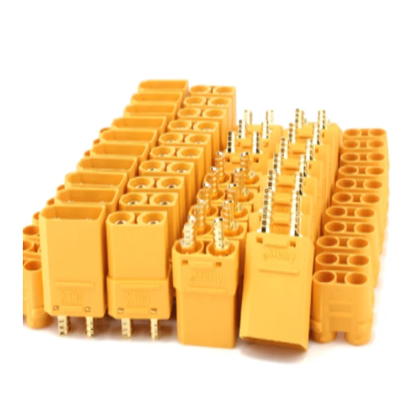 50 пар AMASS XT90H с защитной изоляцией концевые разъемы штекер гнездо XT90 для