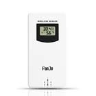 Беспроводной датчик температуры и влажности Fanju, электронный цифровой термометр с гигрометром и метеостанциями