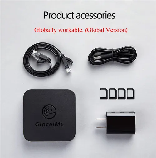 Global Version B Glocalme Simbox Multi 4 SIM двойной режим ожидания 4G роуминг адаптер для iPhone Android нет необходимости носить работу wi-Fi данные для совершения звонков SMS - Цвет: Global Version B