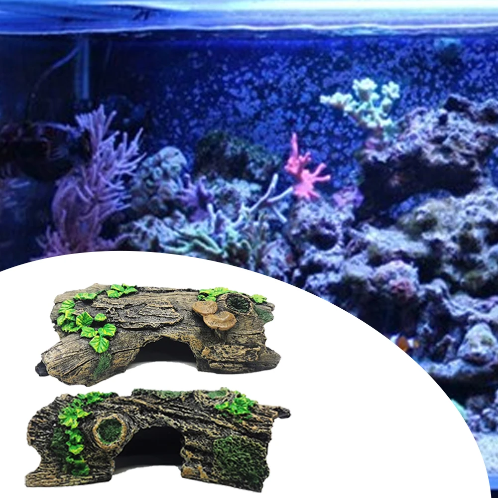 

Аквариумный пейзаж дерево искусственная смола аквариумные украшения красочные фотообои для аквариума