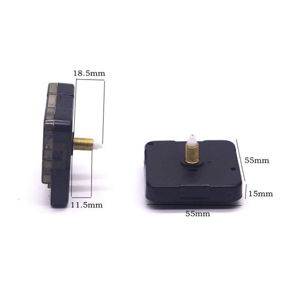 DIY черные кварцевые настенные часы ядро бесшумные большие механизм движения руки