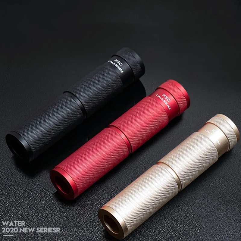 

Tactical Surefir KSC Modified QD Sound Suppresso Decorated 14mm/19mm Quick Detach Barrel-Extension For Airsoft M4 Gel Blaster