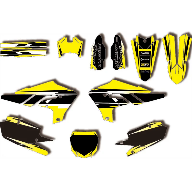 

Полный набор графических наклеек для YAMAHA YZ250F 2019 2020 2021