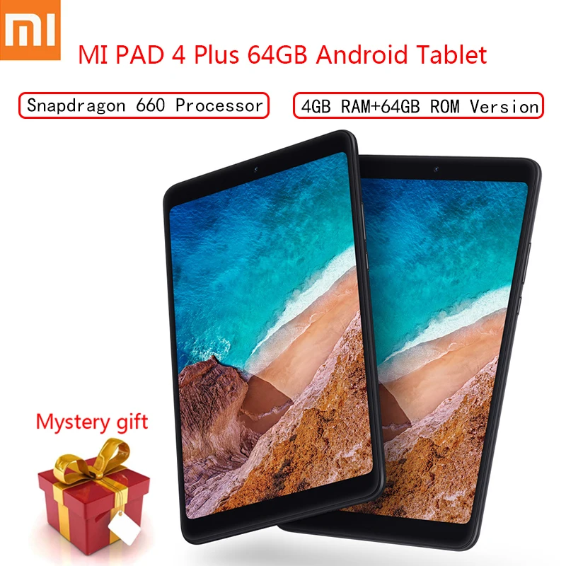 Планшет Xiaomi MI PAD 4 Plus 10 1 дюйма + 64 ГБ Snapdragon 660|Планшеты| |