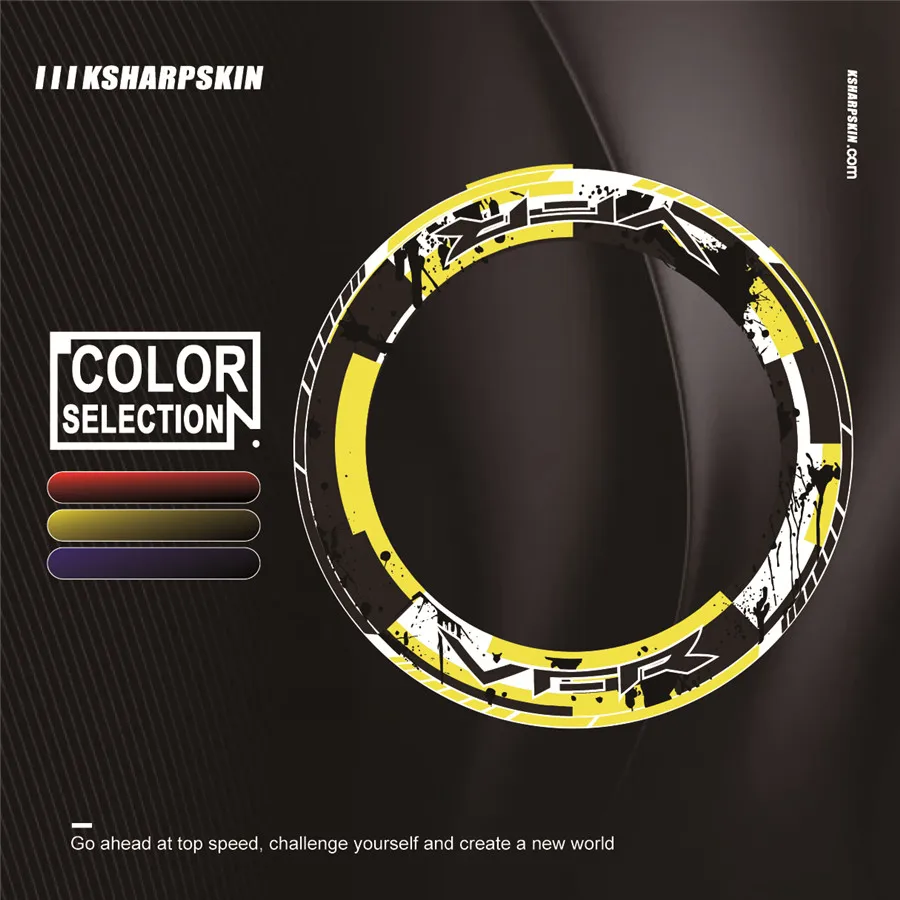 4 X Толстые края внешнее колесо наклейка полоса наклейки подходит для всех HONDA VFR |