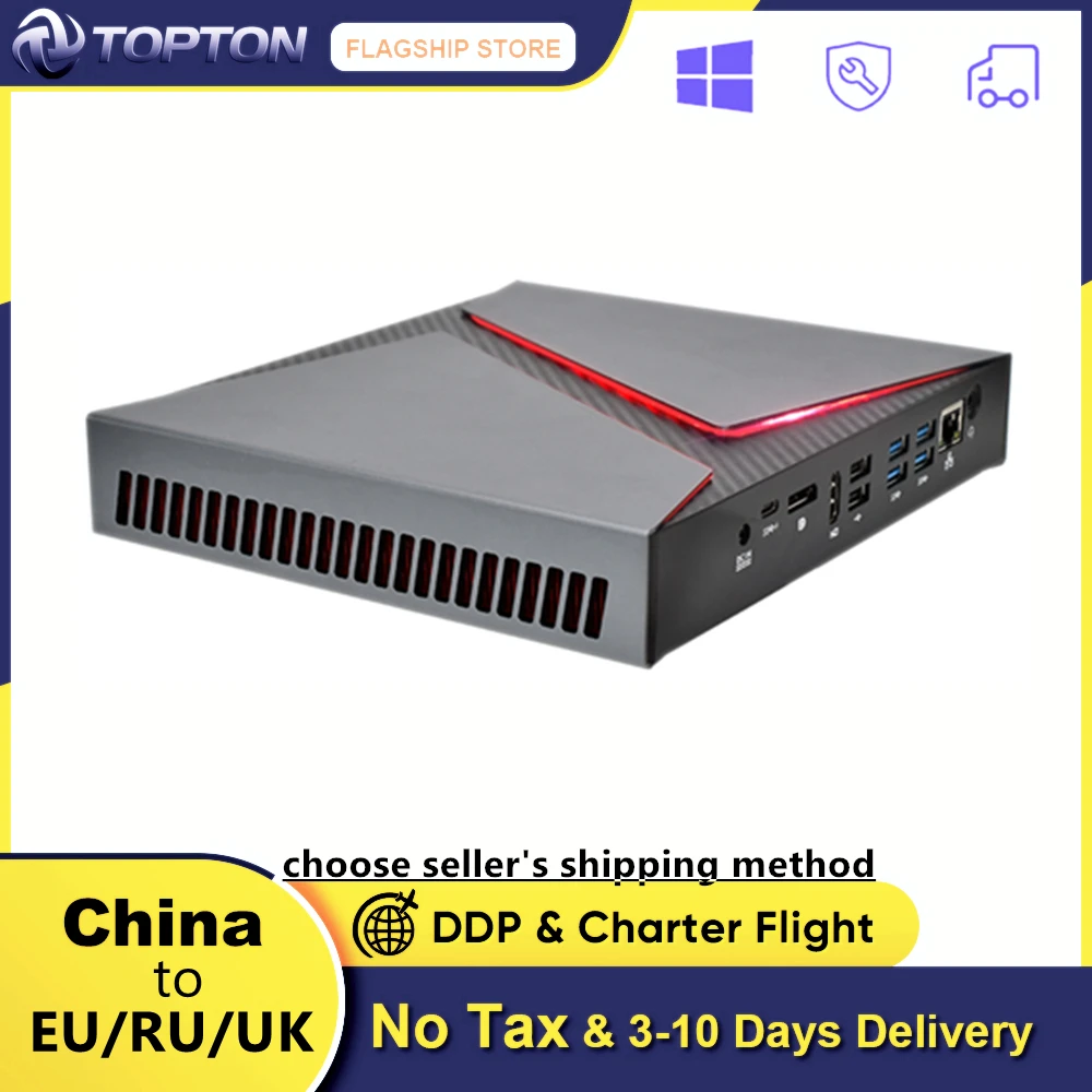 Игровой мини-ПК Intel Core i9 9980HK/i7 9750H/i5 9300H Nvidia GTX 1650 4 Гб игровой Настольный ПК 2 * DDR4 64 DP