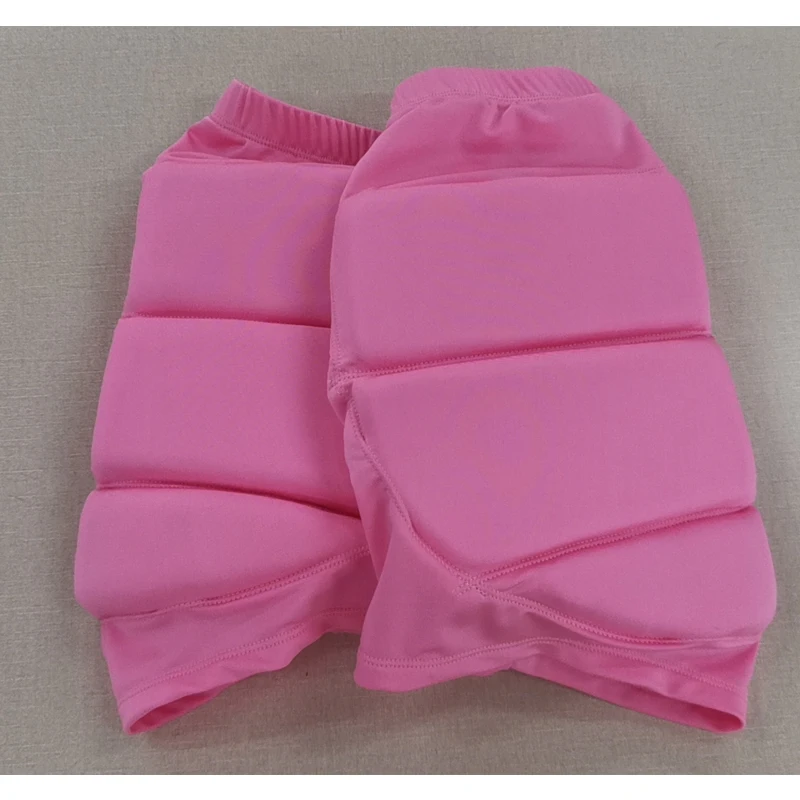 pink 21 цвет, Фигурное катание, катание на коньках, защита бедер, Спортивная защитная накладка, защитный коврик, Индивидуальный размер, съемный, черный - Color: pink